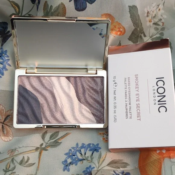 Iconic London Smokey Eye Secret Baked Eyeshadow Palette NIB 10g - Picture 2 of 7